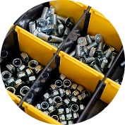 Matco aircraft hydraulic master cylinder with integrated reservoir and black rubber boot for kit planes.